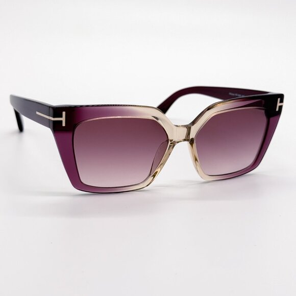 NEW TOM FORD TF1030 83Z BLACK/VIOLET FT1030/S 83Z WOMEN SUNGLASSES TOM FORD - Picture 4 of 10